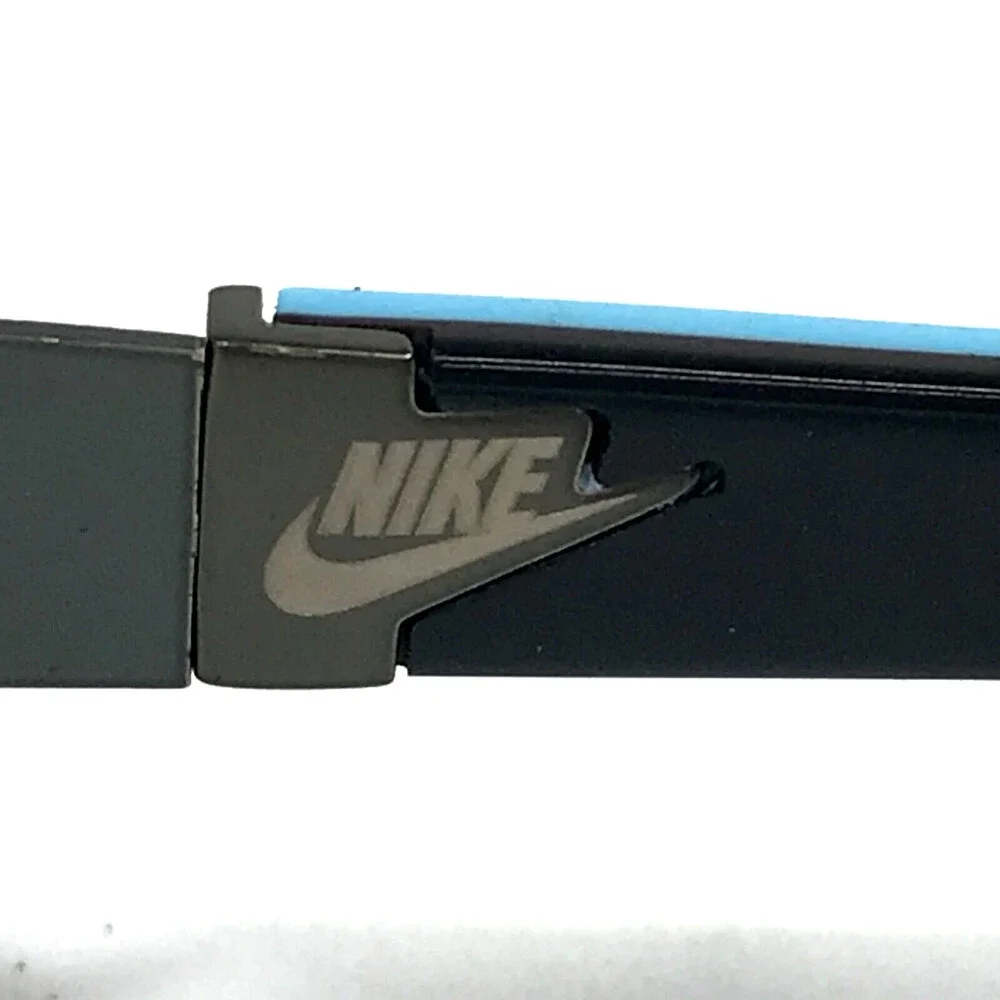Nike Kids Eyeglasses Frame 5567 307 Gunmetal Gray Black Blue Rectangle 48-16-130